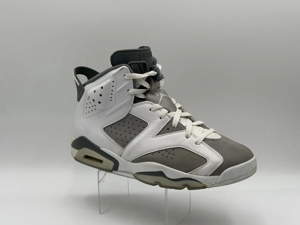 Air Jordan 6 Cool Grey Sneakers Mens Size 11 Nike Retro Lot CT8529-100